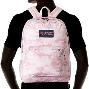 Pink Camo JanSport Backpack